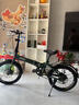 Jeep吉普折叠自行车山地车20英寸7速男女休闲车学生变速单车-辐条轮 实拍图