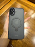 倍思支点壳【自带支架】适用iphone16plus手机壳苹果16plus保护套磁吸支架磨砂防摔MagSafe磁吸充电 实拍图