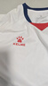 卡尔美（KELME）定制足球服男套装比赛透气短袖V领组队服印字印号球衣 白红 XXXL 实拍图