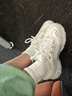 斯凯奇（Skechers）女鞋秋季厚底老爹鞋百搭熊猫鞋软底舒适外穿休闲运动鞋11959 实拍图