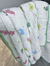 全棉时代婴儿浴巾 新生儿童6层纱布吸水浴巾加大加厚 吉兔纳福120*120cm 实拍图