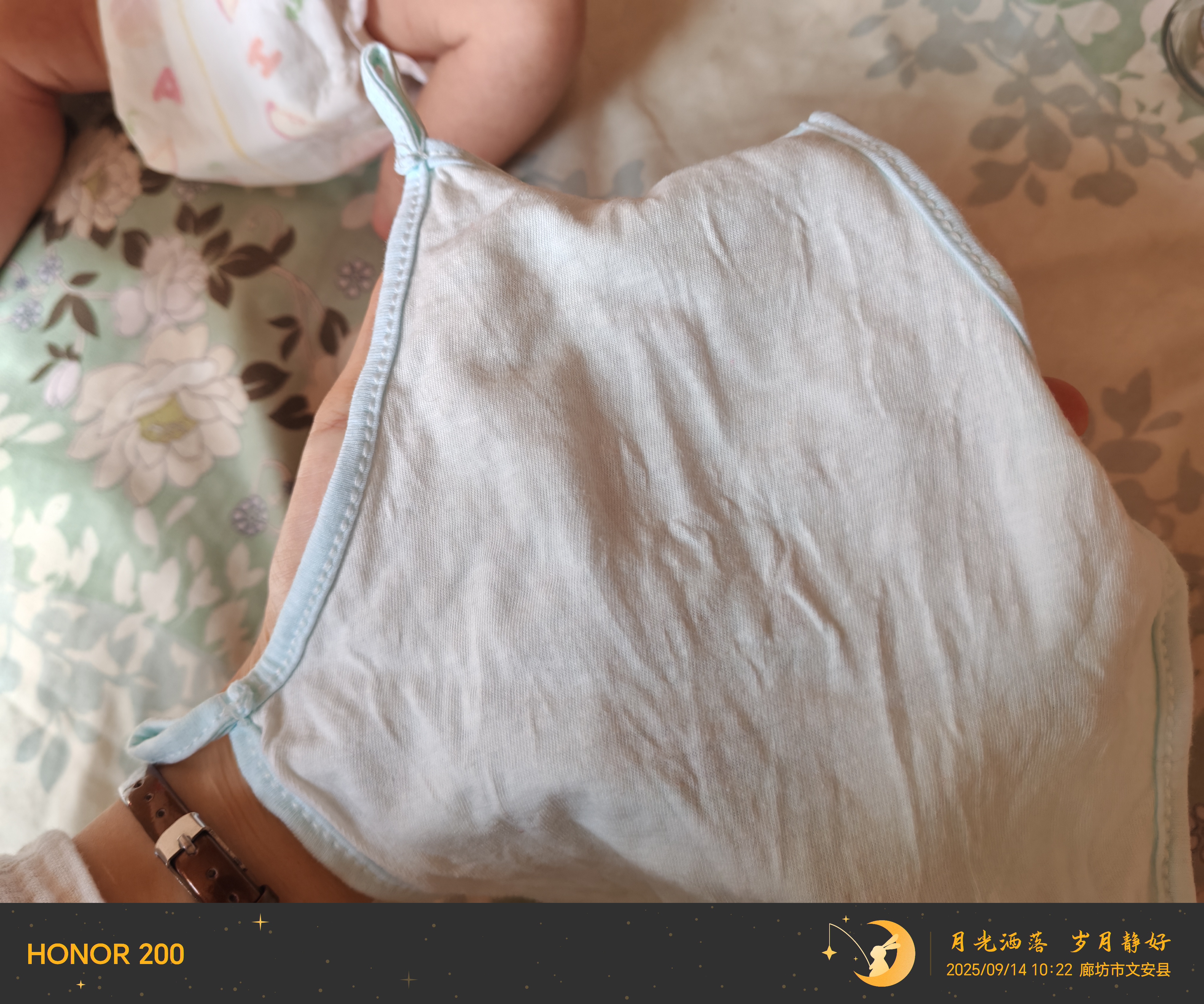 儿童纯棉肚兜秋冬护肚脐a类红色新生儿夏季宝宝防着凉肚围腹 男孩随机 50#建议年龄0-3个月 实拍图