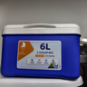 欧宝森保温箱冷藏箱 6升蓝色 户外越野便携露营食品保鲜箱冷热两用   实拍图