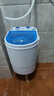 长虹洗衣机4.5KG宝宝家用成人小迷你洗衣机小型出租屋两用洗袜子半自动洗成人内衣裤夏天短袖薄款衬衣 4.5公斤白色【洗涤+沥水+杀菌】 实拍图