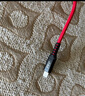米量（MFPower）MFi认证苹果数据线快充充电线适用iPhone14/13/12/11/SE/iPad手机USB转Lightning电源数据传输线 MFi认证  2.4A 不弹窗 1.8米红色编织 实拍图