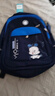 巴布豆卡通图案书包男1-3-6年级儿童小学书包女童双肩背包护脊轻便减负 H21409宝蓝色小号 实拍图
