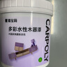 嘉宝莉（CARPOLY）水性木器漆翻新白漆实木旧木门木柜改色家具油漆涂料多彩清漆自刷 纯黑色【质感改色】送工具 1KG刷4-5平米（送工具） 实拍图