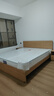 全友家居 北欧原木风板式床次卧室家用1.8米×2米现代简约双人床家具 实拍图