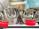 乐扣乐扣（LOCK&LOCK）304不锈钢料理盆和面盆打蛋盆家用厨房洗菜盆多功能带刻度防滑底 18cm-不锈钢-单只 2000ml 实拍图