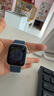 Apple/苹果 Watch Series 10 智能手表GPS款42毫米银色铝金属表壳丹宁色运动型表带M/L MX1K3CH/B 实拍图