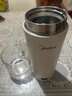 美的（Midea）电热水杯加热水壶保温烧水杯 350ml迷你便携式旅行出差 国补智能恒温 316L不锈钢无异味MK-DB35X22 实拍图