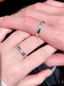 七可戒指情侣款一对戒纯足银999高级感活口颗调节纪念礼物送女友老婆 实拍图