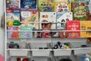 霓峰移动书架置物架落地多层简易家用书柜宝宝幼儿玩具收纳阅读绘本架 93cm-4层+2层收纳架+6收纳盒 实拍图
