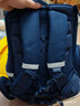剑桥树书包小学生男孩1-4年级儿童减负护脊大容量双肩包 学院风藏青黄 实拍图