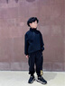 NIKE 耐克男童裤子春季2026新款儿童运动裤纯棉100校园女童青少年长裤 正黑色【100%纯棉】 【不加绒款】 160 /L 【建议身高152-158cm】 实拍图
