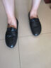 金利来（Goldlion）女鞋软皮软底妈妈单鞋深口一脚蹬平底乐福鞋女G638310038黑色40 实拍图