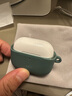 亿色适用AirPods4保护套苹果耳机四代保护套2024无线蓝牙耳机硅胶壳magsafe磁吸无线充电全包防摔减震 【松柏绿】硅胶磁吸保护壳 2024新款丨【收藏+加购】送挂钩 实拍图