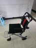 京巧碳钢轮椅车小型轻便折叠家用代步老人专用出行便携手推车可上飞机 实拍图