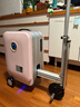 Airwheel爱尔威电动行李箱可骑行拉杆箱可坐可代步铝框箱包20英寸登机箱 实拍图
