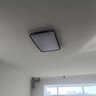 仕匠客厅大灯现代简约大气新款超薄led吸顶灯家用大厅灯具中山卧室灯 60*40cm-白光-48瓦（黑框） 实拍图