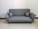韶宜沙发客厅2025新款小户型可折叠沙发床一体两用简约猫抓皮布艺沙发 浅灰色 【免洗五防猫抓皮】 三人位【长1.7*0.95米】 实拍图