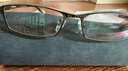 帕斯贝奇近视眼镜男纯钛小框小脸高度数网上可配有度数散光视特耐眼睛框架 枪灰色 单镜架 实拍图