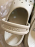 卡骆驰（crocs）经典云朵Clog女沙滩洞洞鞋凉拖鞋206750 206750-2Y2  34  实拍图