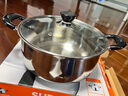 苏泊尔（SUPOR）304不锈钢小红圈汤锅大小号复底炖锅火锅煮面锅 燃气灶电磁炉通用 适用3-5人 加厚款 直径 24cm 实拍图