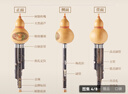相思鸟葫芦丝乐器 三音降B调 白铜紫竹梅花扣葫芦丝 降b调初学 XS2037 实拍图