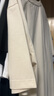 杰克·琼斯（JACK&JONES）25年男装T恤男夏季T恤舒适男士短袖凉感多色上衣纯色水洗不易走形 沙灰色C13 XL 185 实拍图