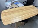 AEY折叠茶几客厅家用简约小户型实木边桌免安装易收纳小桌子 120*50 实拍图