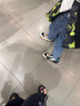361°【悍将】童鞋男童篮球鞋网孔透气减震训练运动鞋旋钮扣女童球鞋 【四季密网】碳黑/361白/绿色 38 实拍图
