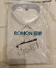罗蒙（ROMON）【桑蚕丝免烫】短袖衬衫男士白衬衫修身衬衣商务职业男白色5XL 实拍图