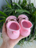 Besblosdy婴儿学步鞋软底防滑6个月1-3岁男女童鞋透气不掉鞋宝宝防踢袜子鞋 熊标粉色款 12.5 (鞋内长12.5cm) 买之前先量下脚长+0.5-1cm 实拍图