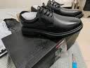 【95成新】京东京造男士皮鞋系带光面德比鞋头层牛皮正装鞋休闲婚鞋面试鞋 黑色 44   实拍图