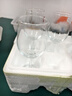 青苹果（QINGPINGGUO） 欧式水晶红酒杯套装6只家用大号酒杯创意葡萄醒酒器玻璃高脚杯 魅影六只装 350ml 实拍图