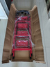 熊居 梯子家用折叠室内楼梯人字梯多功能加厚碳钢步梯爬梯便携 升级安全卡扣*加厚款*红色四步梯 实拍图