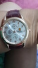 手表男士全自动机芯石英表皮带商务男士腕表 棕色款 实拍图