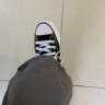 匡威（Converse）官方All Star经典帆布男女低帮休闲运动鞋黑色101001 101001/黑色 37.5 实拍图