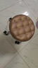 万向轮小凳子家用滑轮矮凳子移动带轮板凳网红小圆凳沙发凳小椅子 金色面包款【超强承重】 实拍图