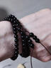 戚小米黑檀木手串男士108颗念珠木质多层珠子叠戴情侣手饰礼物男生手链 手串【盘玩布袋】 实拍图