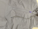 马登工装山系户外半拉链连帽夹克卫衣运动风宽松休闲套头外套男秋 卡其灰 L 实拍图
