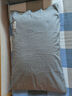 无印良品A类100%纯棉枕套一对装 新疆棉枕头套全棉枕芯套 48*74cm 时尚灰 实拍图