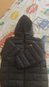 安踏儿童羽绒服男女童装25年冬季新款透气保暖舒适纯色轻薄羽绒服 基础黑-1 含绒量85% 130 充绒量37g 实拍图