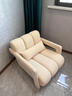 奶油风单人沙发椅设计师客厅懒人沙发家用小户型轻奢休闲椅网红款 牛油果绿 实拍图