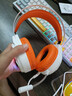 钛度（Taidu）THS309A2极光 游戏耳机有线头戴式 电竞长麦耳麦 台式USB立体声 吃鸡三角洲行动 白橙色 实拍图