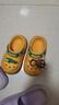 LATE TIME儿童拖鞋夏男童女童1-3岁可爱卡通软底防滑防撞婴幼儿宝宝洞洞鞋 黄色【狮子鳄鱼】 18 cm内长【适合约4.5-5.5岁】 实拍图