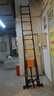 巴芬伸缩梯多功能梯子家用梯人字梯加厚铝合金工程梯升降直梯折叠楼梯 单面直梯5.9米【靠墙使用+挂钩】 实拍图
