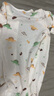 优奇婴儿衣服夏季薄款纯棉连体衣新生幼儿睡衣宝宝纱布哈衣夏装空调服 纯棉款【开档】奶白 80cm 实拍图