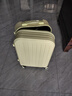 袋鼠行李箱女学生韩版小清新高颜值拉杆箱男万向轮密码箱防刮旅行皮箱 鹅黄色【升级加厚单箱】 24英寸 实拍图
